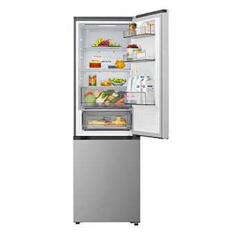 LG 333L Koel-vriescombinatie Zilver | NatureFRESH™ | DoorCooling+™ | Fresh Converter+ | LG NL, GBBSJ1CCPY