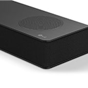 Close-up angled view of Soundbar's side