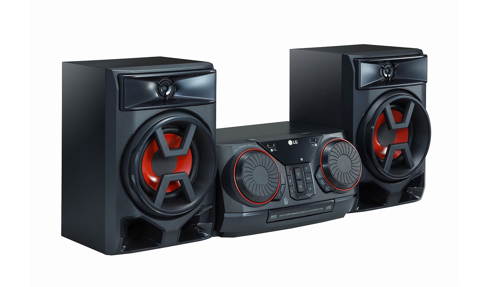 LG Sistema de entrenimento LG XBOOM CK43, 300W, DJ, Sound Sync, Bluetooth, USB, AUX, CD, FM, CK43