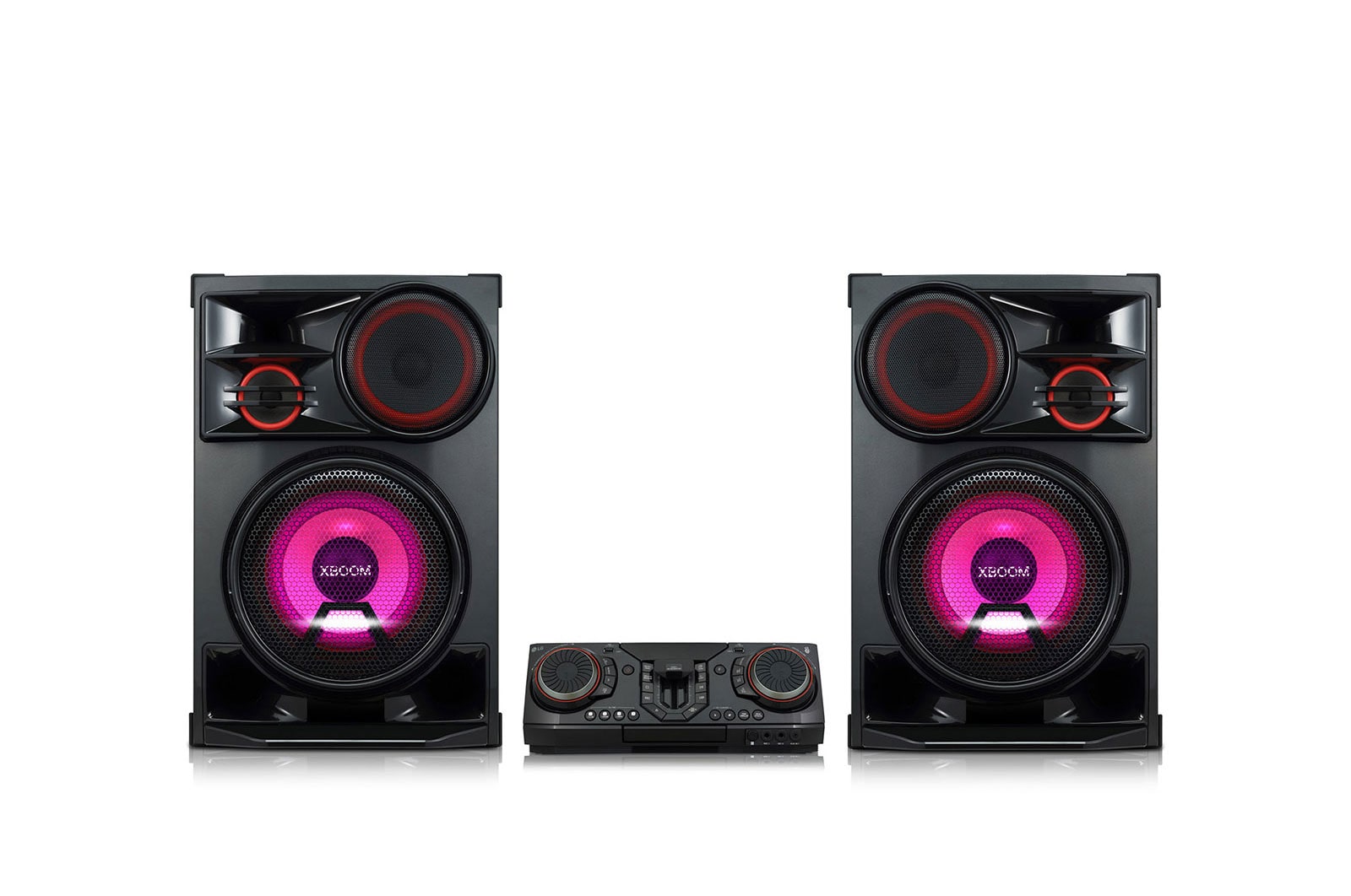 LG Sistema de entretenimento LG XBOOM CL98, 3500W, DJ, Karaoke, Sound Sync, Bluetooth, USB, AUX, CD, FM, CL98