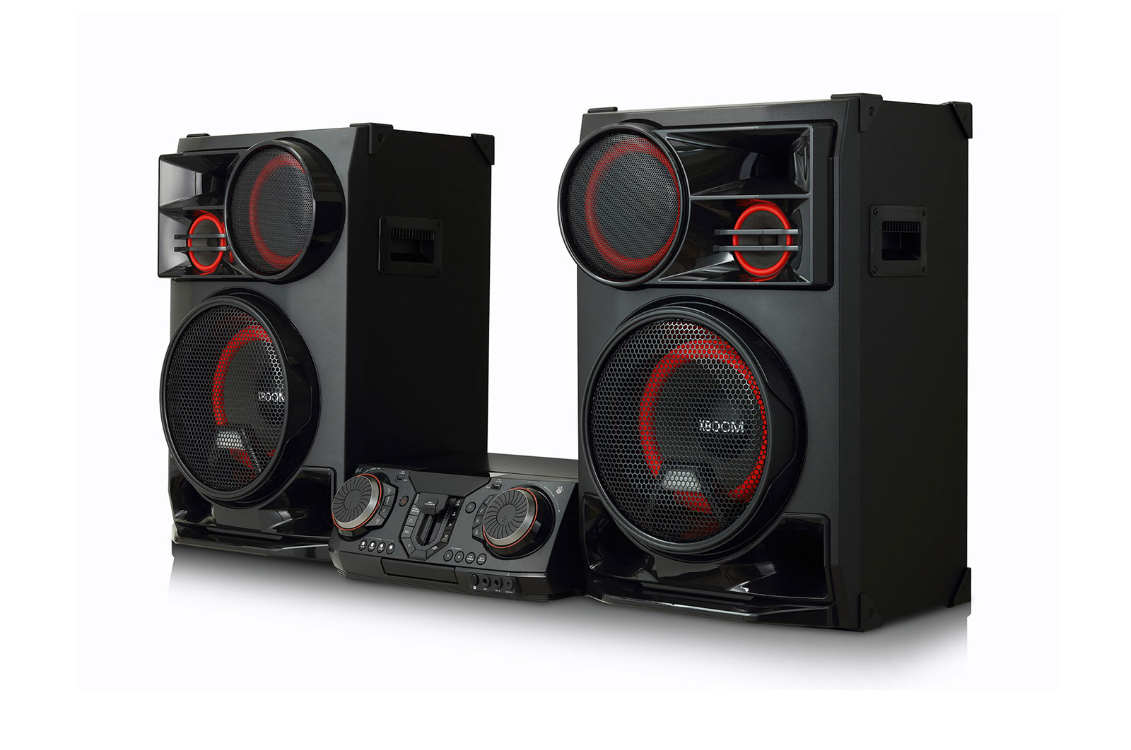 LG Sistema de entretenimento LG XBOOM CL98, 3500W, DJ, Karaoke, Sound Sync, Bluetooth, USB, AUX, CD, FM, CL98