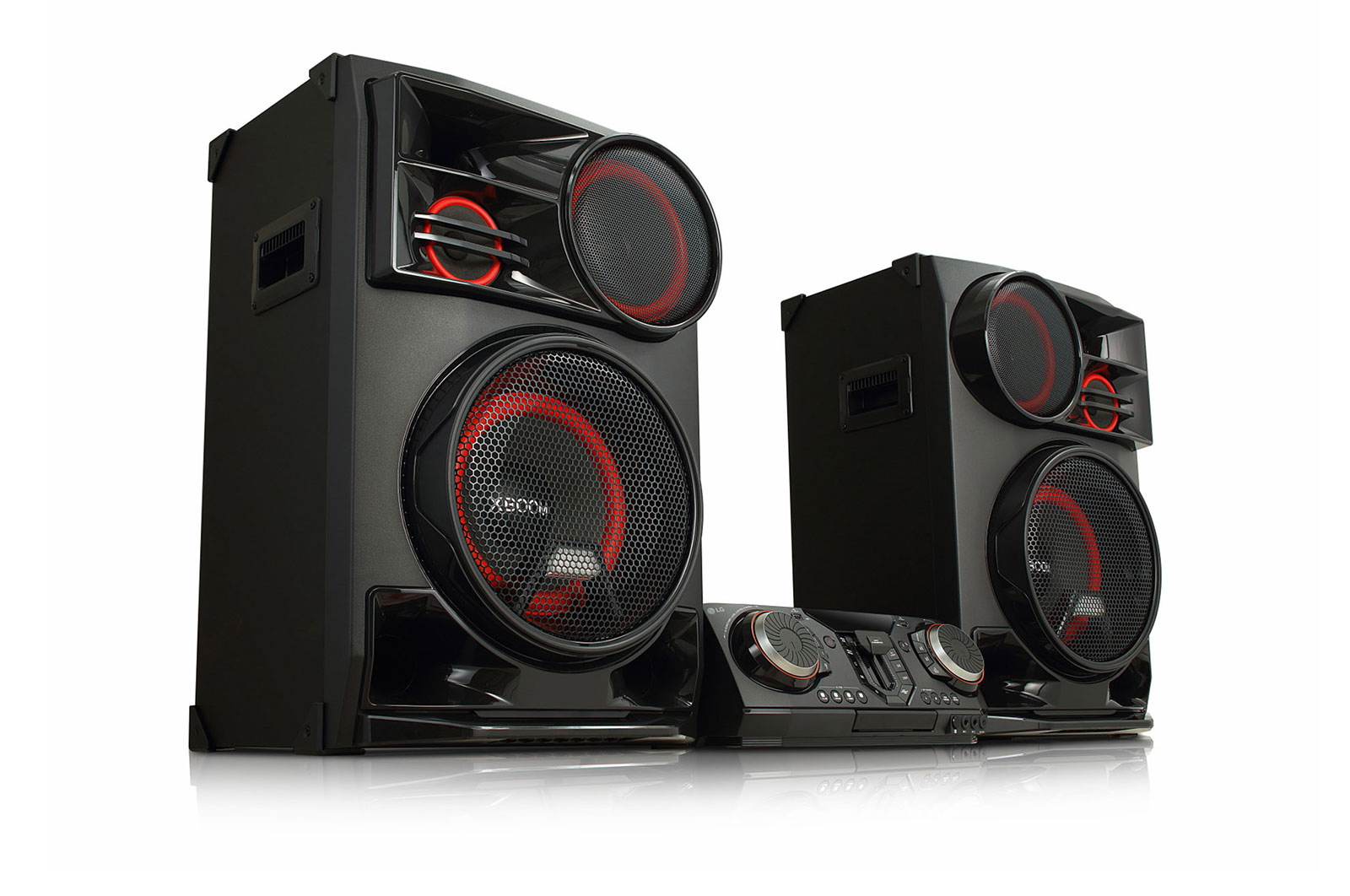 LG Sistema de entretenimento LG XBOOM CL98, 3500W, DJ, Karaoke, Sound Sync, Bluetooth, USB, AUX, CD, FM, CL98