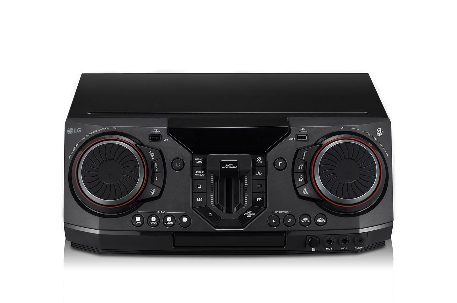 LG Sistema de entretenimento LG XBOOM CL98, 3500W, DJ, Karaoke, Sound Sync, Bluetooth, USB, AUX, CD, FM, CL98