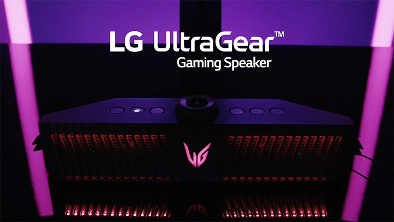 Coluna de Gaming LG UltraGear GP9, Hi-Fi Quad DAC, DTS Headphone:X, Voice  Chat - GP9