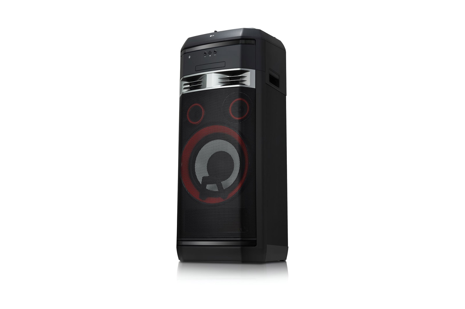 LG Coluna LG XBOOM OL100, 2000W, Meridian, DJ, Karaoke, Sound Sync, Bluetooth, USB, ligação ótica, MIC, CD, FM, OL100