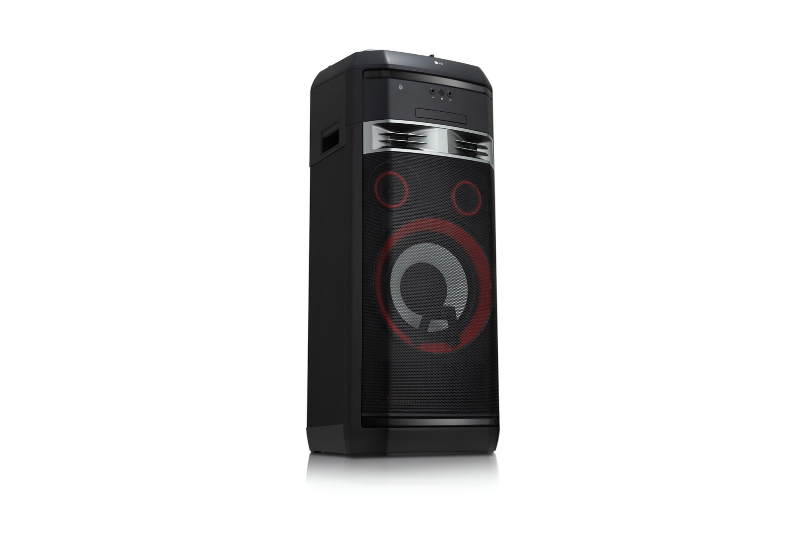 LG Coluna LG XBOOM OL100, 2000W, Meridian, DJ, Karaoke, Sound Sync, Bluetooth, USB, ligação ótica, MIC, CD, FM, OL100