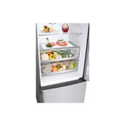 LG Frigorífico Combinado | 461 L | Etiqueta energética E | 1,85 m | DoorCooLing+™ | Wi-Fi | Dispensador sem canaLização, GBF567PZCMB