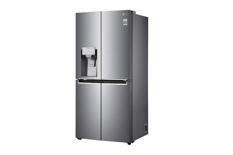 LG Frigorífico Americano de 4 portas | 506 L | Etiqueta energética E | UVnano™ | DoorCooLing+™ | Dispensador sem canaLização, GML844PZAE