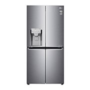 LG Frigorífico Americano de 4 portas | 506 L | Etiqueta energética E | UVnano™ | DoorCooLing+™ | Dispensador sem canaLização, GML844PZAE