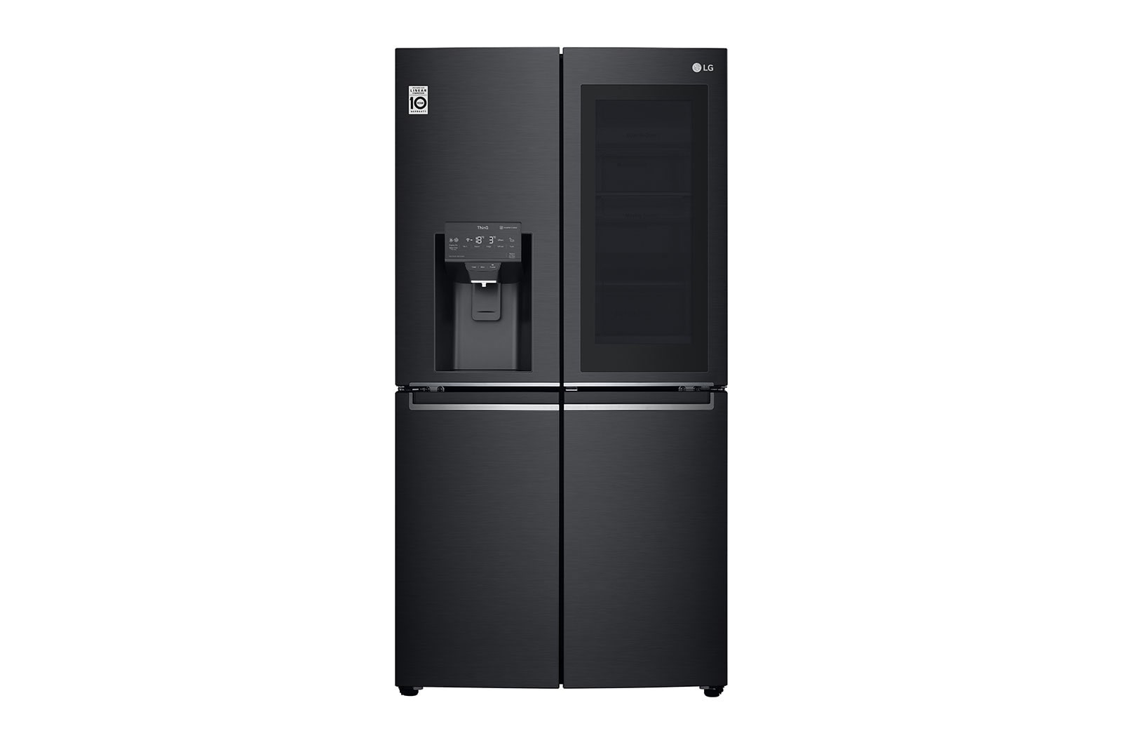 LG Frigorífico Americano de 4 portas | 638 L | Etiqueta energética F | InstaView™ | Door-in-Door™ | UVnano™ | DoorCooLing™, GMX945MC9F