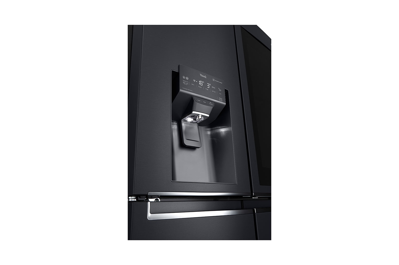 LG Frigorífico Americano de 4 portas | 638 L | Etiqueta energética F | InstaView™ | Door-in-Door™ | UVnano™ | DoorCooLing™, GMX945MC9F