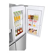 LG Frigorífico Americano LG GSJ961NSVZ, 625 litros, eficiência energética F, Door in Door™, Pure N Fresh™, Door Cooling+™, dispensador sem canalização, Noble Steel, GSJ961NSVZ