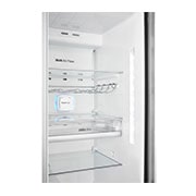 LG Frigorífico Americano LG GSJ961NSVZ, 625 litros, eficiência energética F, Door in Door™, Pure N Fresh™, Door Cooling+™, dispensador sem canalização, Noble Steel, GSJ961NSVZ