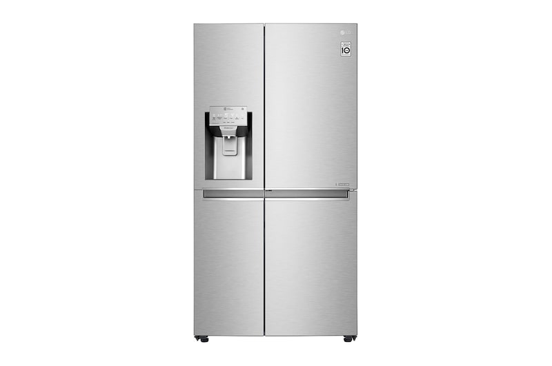 LG Frigorífico Americano LG GSJ961NSVZ, 625 litros, eficiência energética F, Door in Door™, Pure N Fresh™, Door Cooling+™, dispensador sem canalização, Noble Steel, GSJ961NSVZ