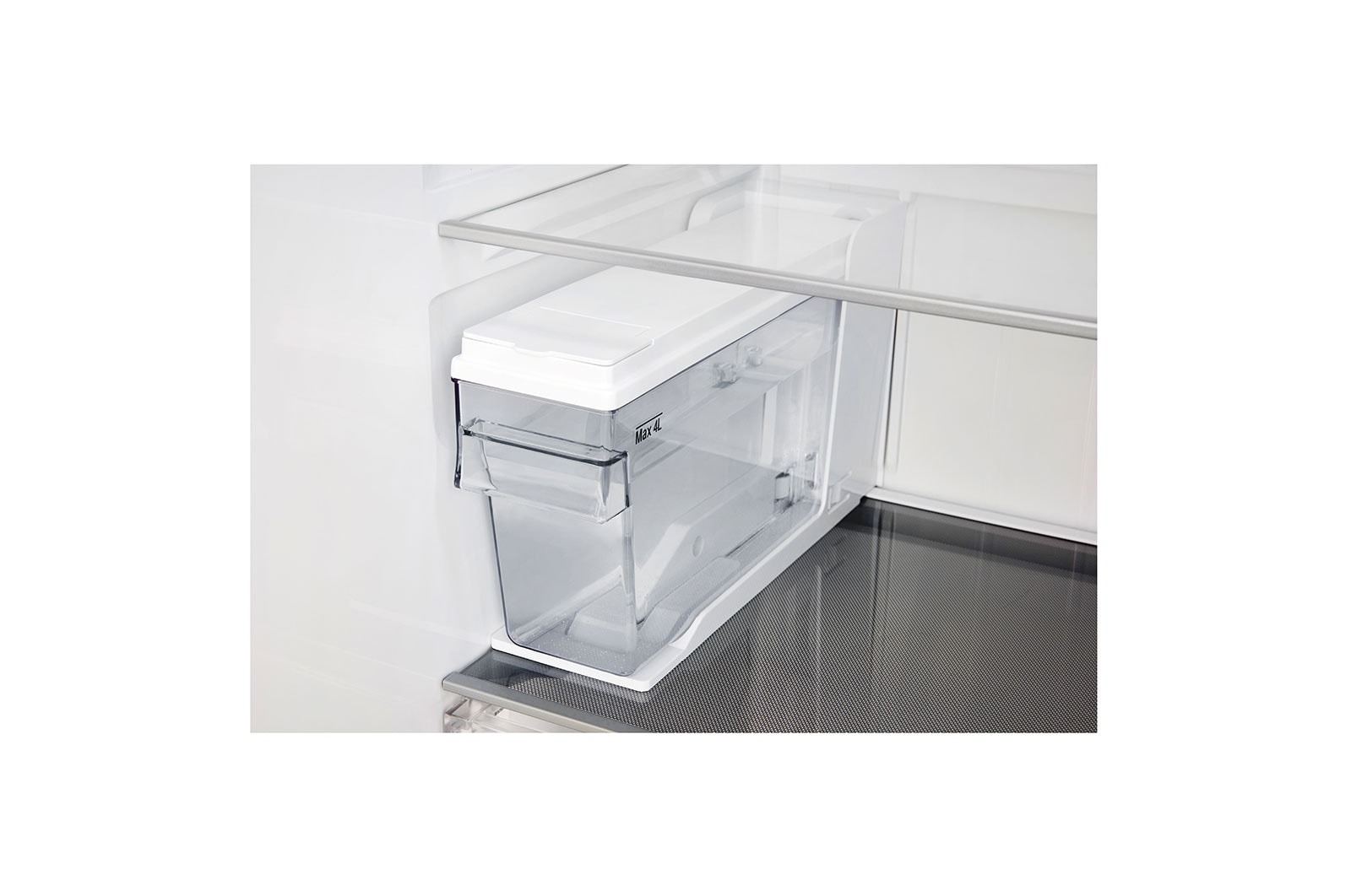 LG Frigorífico Americano LG GSJ961NSVZ, 625 litros, eficiência energética F, Door in Door™, Pure N Fresh™, Door Cooling+™, dispensador sem canalização, Noble Steel, GSJ961NSVZ