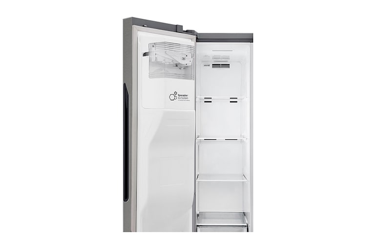 LG Frigorífico Americano LG GSL361ICEZ, 606 litros, eficiência energética F, dispensador sem canalização, Dark Graphite, GSL361ICEZ