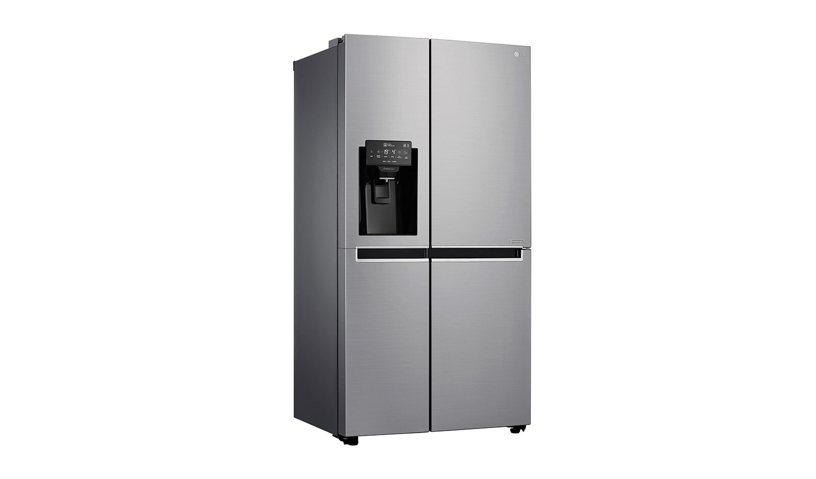 LG Frigorífico Americano LG, GSL761PZUZ, 625 litros, eficiência energética F, dispensador sem canalização, Shiny Steel, GSL761PZUZ