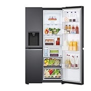 LG Frigorífico Americano | 635 L | Etiqueta energética E | DoorCooLing+™ | Dispensador sem canaLização, GSLV71MCTD
