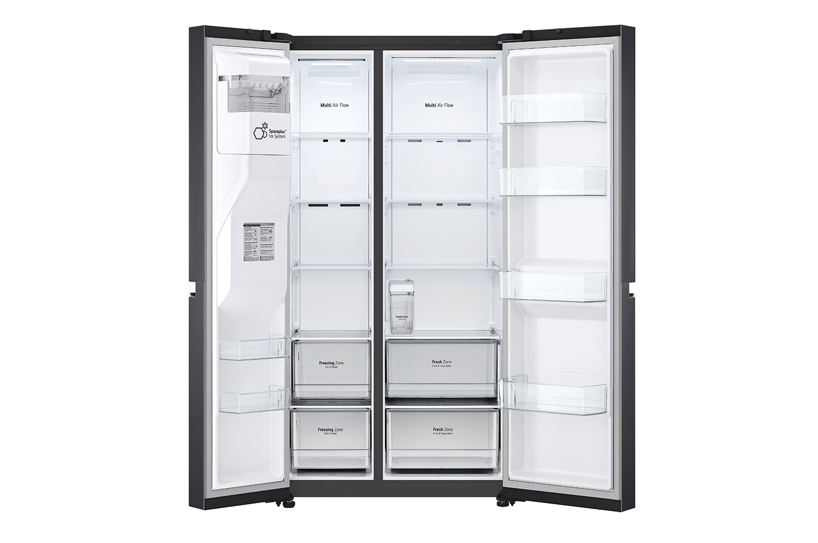 LG Frigorífico Americano | 635 L | Etiqueta energética E | DoorCooLing+™ | Dispensador sem canaLização, GSLV71MCTD