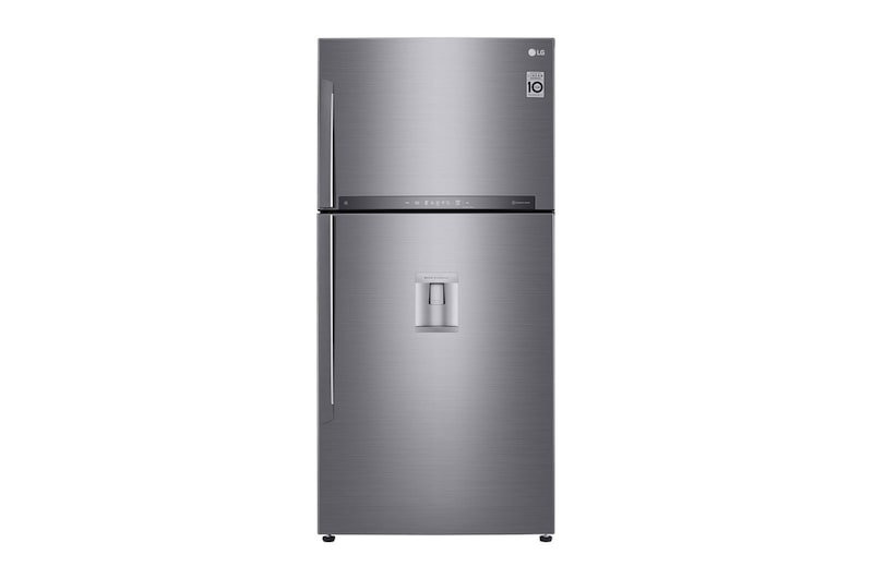LG Frigorífico de 2 portas | 592 L | Etiqueta energética E | LinearCooLing™ | DoorCooLing+™ | Dispensador sem canaLização, GTF916PZPYD