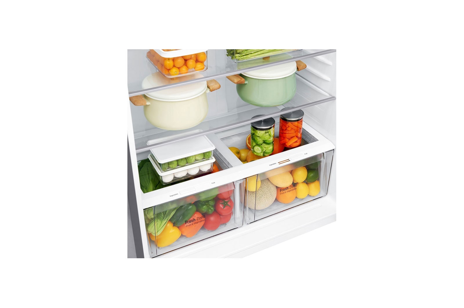 LG Frigorífico de 2 portas | 592 L | Etiqueta energética E | LinearCooLing™ | DoorCooLing+™ | Dispensador sem canaLização, GTF916PZPYD