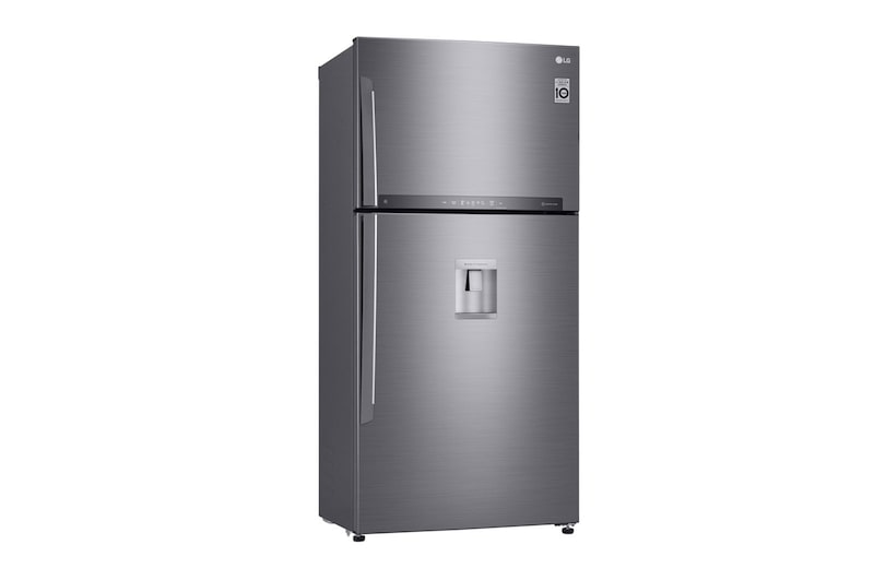 LG Frigorífico de 2 portas | 592 L | Etiqueta energética E | LinearCooLing™ | DoorCooLing+™ | Dispensador sem canaLização, GTF916PZPYD