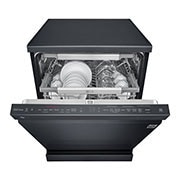 LG Máquina de lavar loiça LG DF425HMS, QuadWash™, 3 cestos reguláveis, eficiência energética D, TrueSteam™, abertura de porta automática, preto mate, DF425HMS