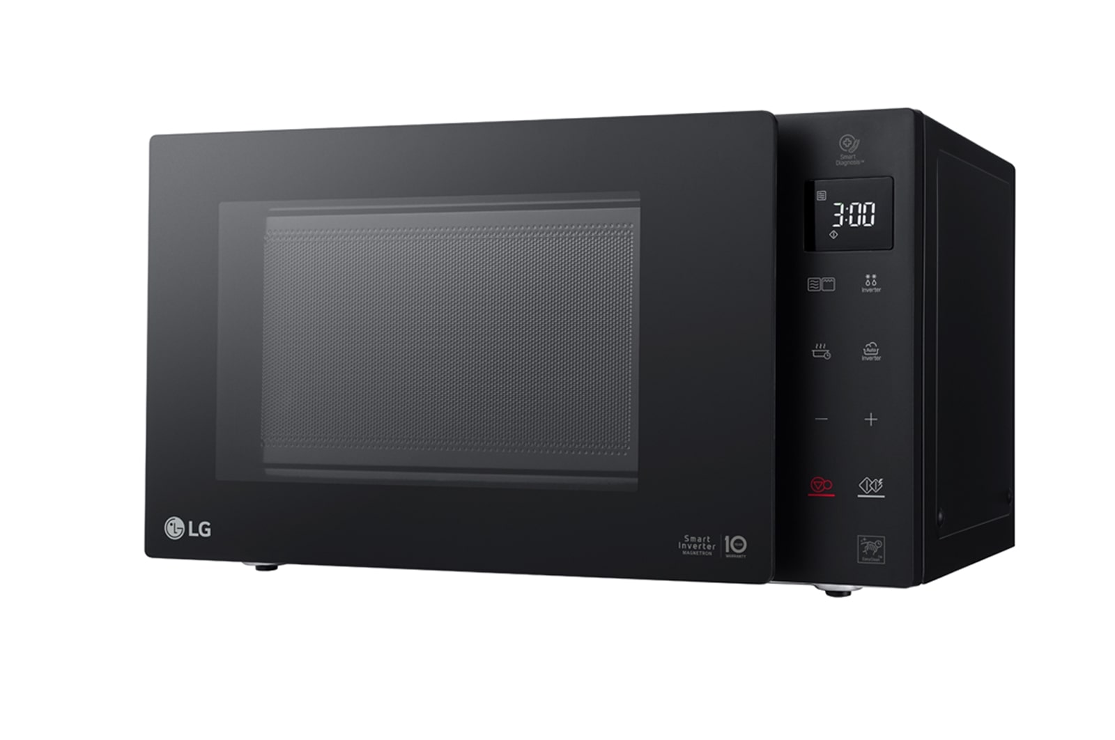 LG Micro-ondas com grill LG NeoChef™ MH6336GIB, 23 litros, 1000 W, Smart Inverter, EasyClean™, preto, MH6336GIB