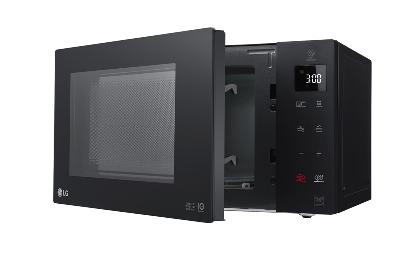 LG Micro-ondas com grill LG NeoChef™ MH6336GIB, 23 litros, 1000 W, Smart Inverter, EasyClean™, preto, MH6336GIB