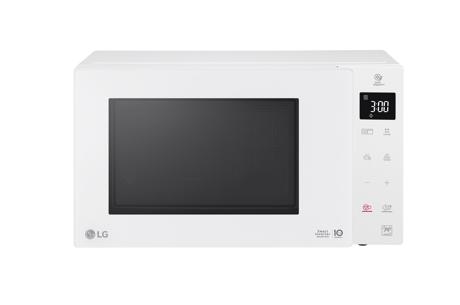 LG Micro-ondas com grill LG NeoChef™ MH6336GIH, 23 litros, 1000 W, Smart Inverter, EasyClean™, branco, MH6336GIH