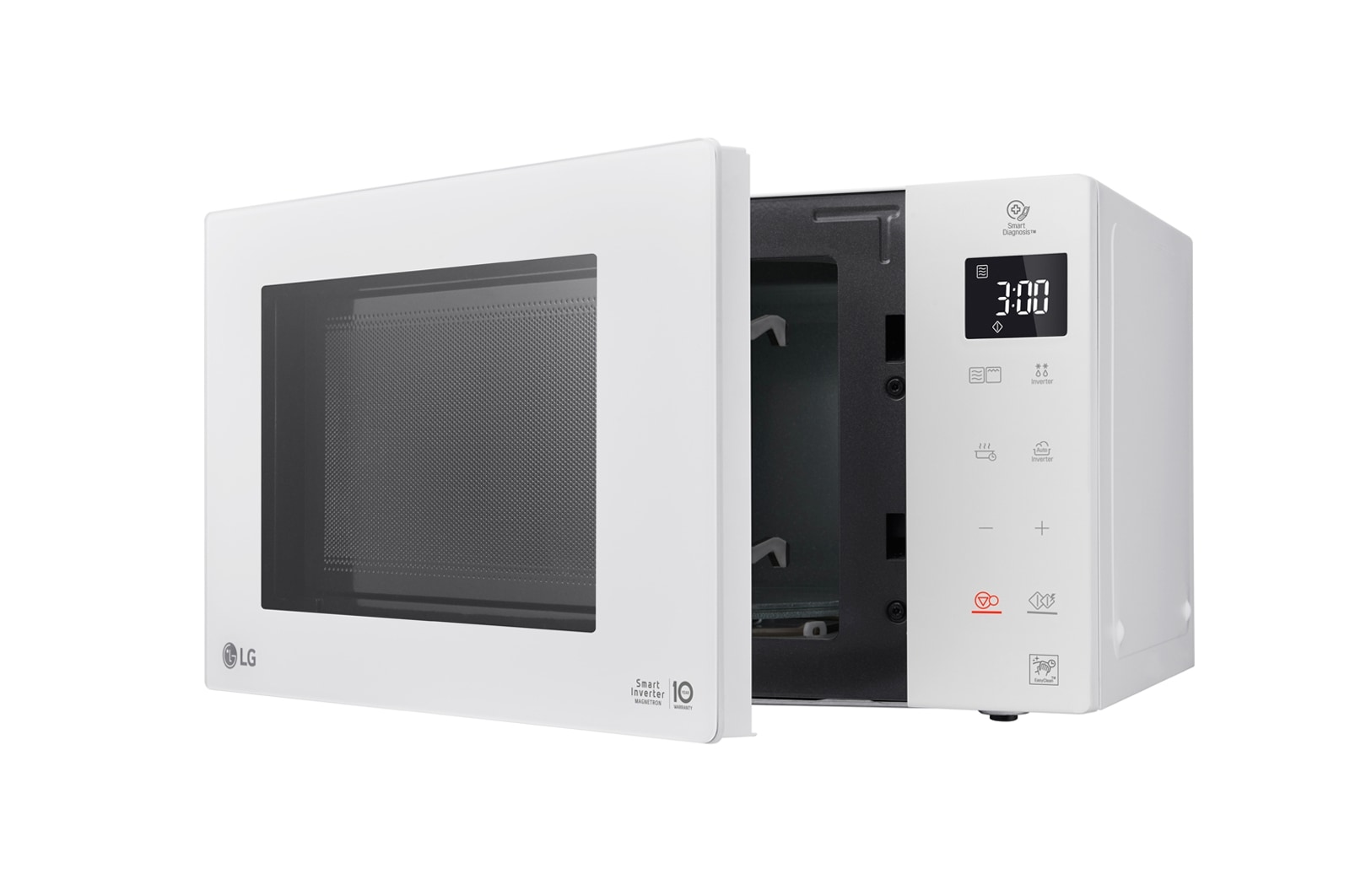 LG Micro-ondas com grill LG NeoChef™ MH6336GIH, 23 litros, 1000 W, Smart Inverter, EasyClean™, branco, MH6336GIH