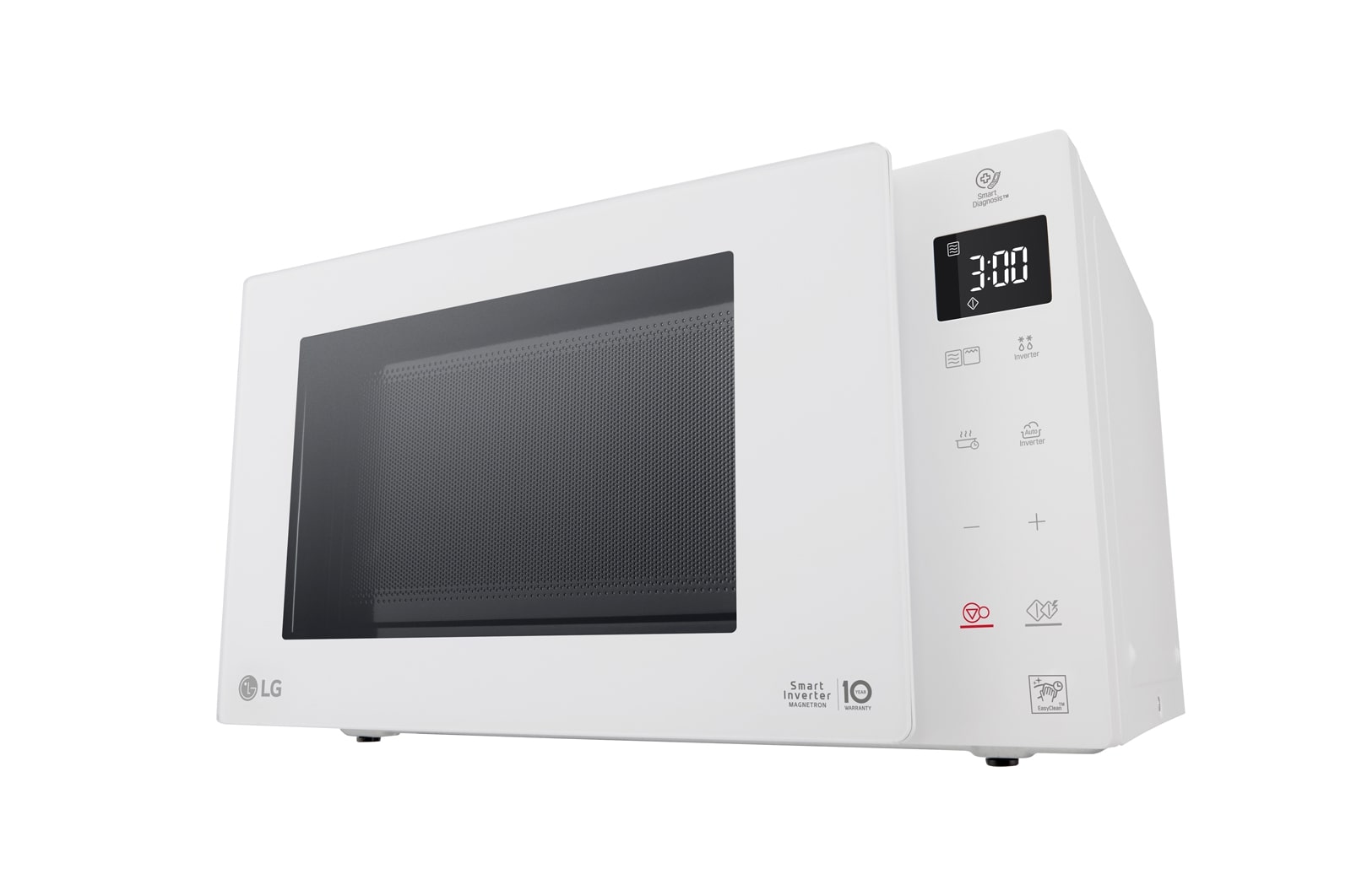 LG Micro-ondas com grill LG NeoChef™ MH6336GIH, 23 litros, 1000 W, Smart Inverter, EasyClean™, branco, MH6336GIH