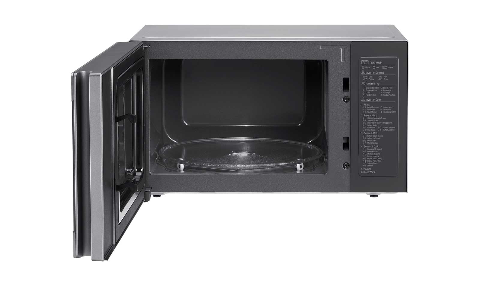 LG Micro-ondas com griLL | 25 L | 1000 W | Smart Inverter | EasyCLean™, MH6565CPS