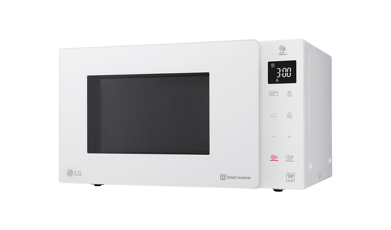 LG Micro-ondas com grill LG NeoChef™ MH6535GDH, 25 litros, 1000 W, Smart Inverter, EasyClean™, branco, MH6535GDH