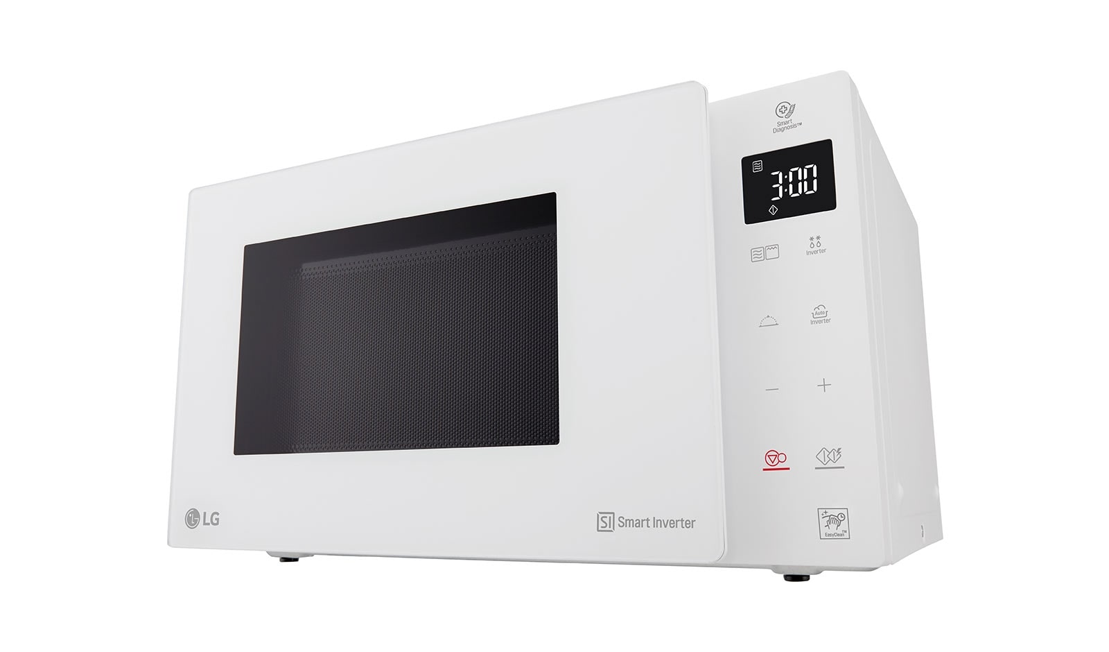 LG Micro-ondas com grill LG NeoChef™ MH6535GDH, 25 litros, 1000 W, Smart Inverter, EasyClean™, branco, MH6535GDH