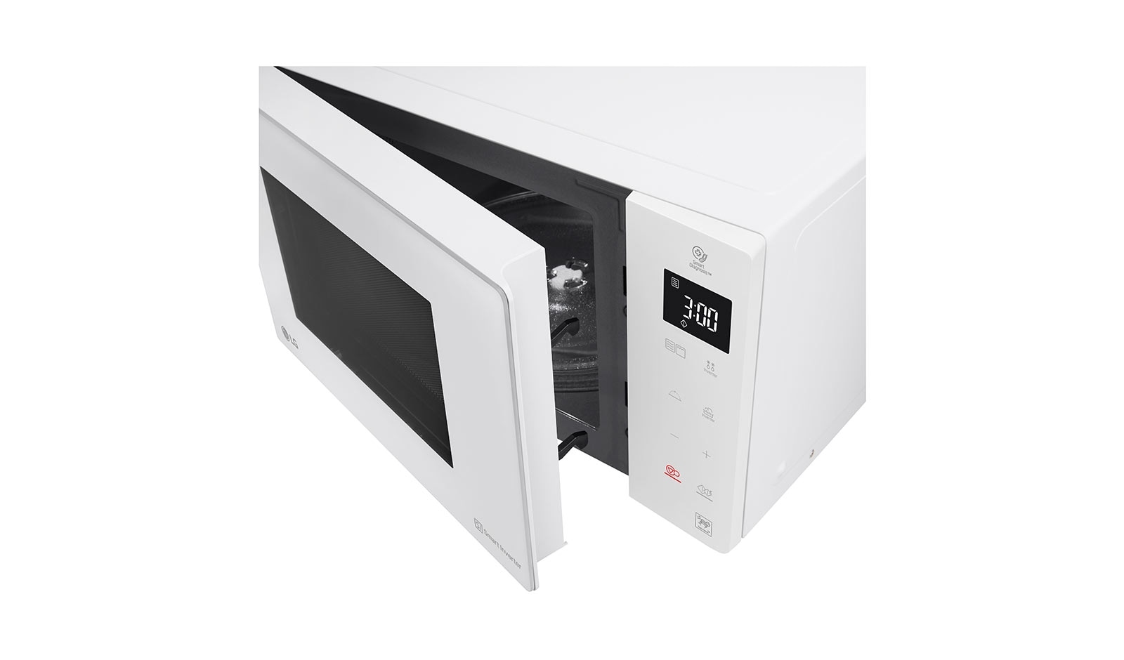 LG Micro-ondas com grill LG NeoChef™ MH6535GDH, 25 litros, 1000 W, Smart Inverter, EasyClean™, branco, MH6535GDH