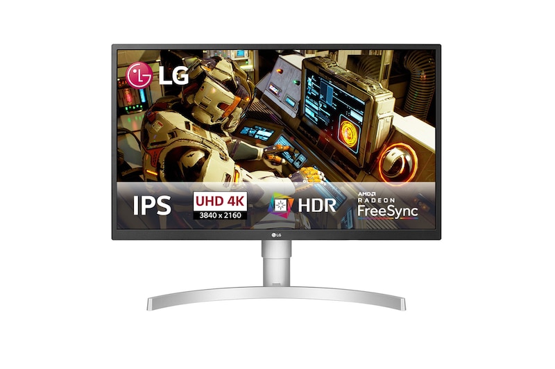 LG Monitor UHD 4K HDR de 27" com RADEON Freesync™ e sRGB 98%, 27UL550-W