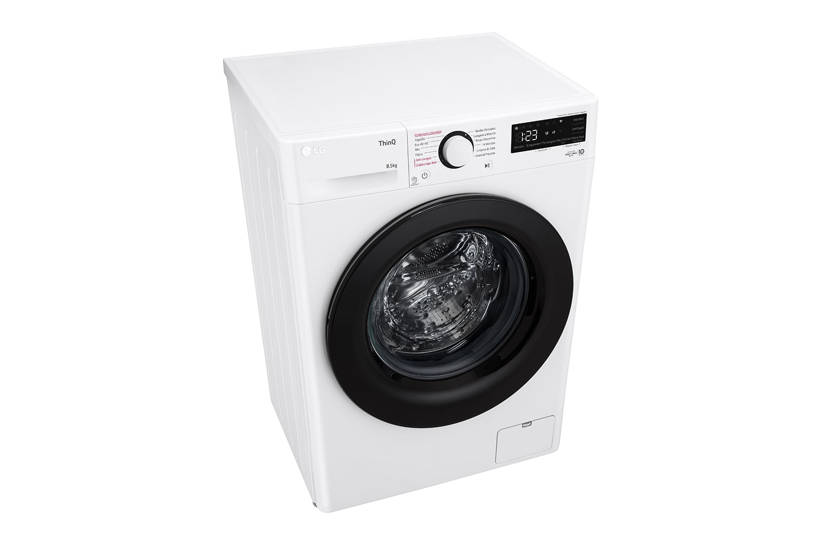 LG Máquina de lavar roupa slim LG F2WV3058S6W, 8,5 kg, eficiência energética A, 1200 r.p.m., AI DD™, Steam™, branco, F2WV3058S6W