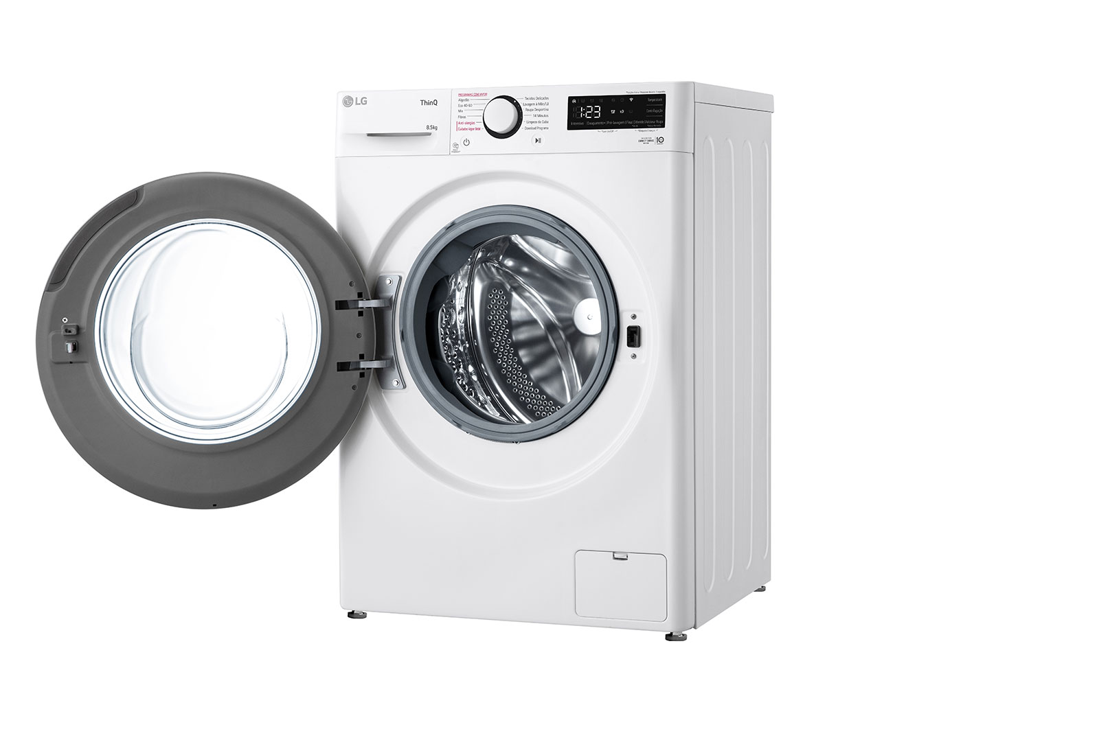 LG Máquina de lavar roupa slim LG F2WV3058S6W, 8,5 kg, eficiência energética A, 1200 r.p.m., AI DD™, Steam™, branco, F2WV3058S6W