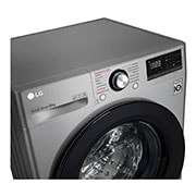 LG Máquina de lavar roupa slim LG F2WV5S85S2S, 8,5 kg, eficiência energética C, 1200 r.p.m., AI DD™, Steam™, TurboWash™, inox, F2WV5S85S2S