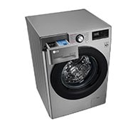 LG Máquina de lavar roupa slim LG F2WV5S85S2S, 8,5 kg, eficiência energética C, 1200 r.p.m., AI DD™, Steam™, TurboWash™, inox, F2WV5S85S2S