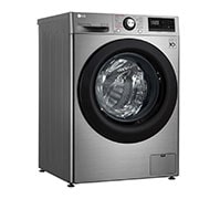 LG Máquina de lavar roupa slim LG F2WV5S85S2S, 8,5 kg, eficiência energética C, 1200 r.p.m., AI DD™, Steam™, TurboWash™, inox, F2WV5S85S2S