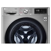 LG Máquina de lavar e secar roupa LG F4DV7009S2S, 9/6 kg, eficiência energética A/E, 1400 r.p.m., AI DD™, Steam™, TurboWash360™, EcoHybrid™, inox, F4DV7009S2S