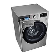 LG Máquina de lavar e secar roupa LG F4DV7009S2S, 9/6 kg, eficiência energética A/E, 1400 r.p.m., AI DD™, Steam™, TurboWash360™, EcoHybrid™, inox, F4DV7009S2S