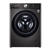 LG Máquina de lavar e secar roupa LG F4DV9510P2B, 10,5/7 kg, eficiência energética A/E, 1400 r.p.m., AI DD™, Steam+™, TurboWash360™, ezDispense™, EcoHybrid™, preto, F4DV9510P2B