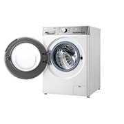 LG Máquina de lavar e secar roupa LG F4DV9512P2W, 12/8 kg, eficiência energética A/E, 1400 r.p.m., AI DD™, Steam+™, TurboWash360™, ezDispense™, EcoHybrid™, branco, F4DV9512P2W