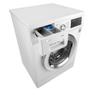 LG Máquina de lavar e secar roupa LG F4J3TG5WD, 8/5 kg, eficiência energética D/E, 1400 r.p.m., Inverter Direct Drive™, Steam™, branco, F4J3TG5WD