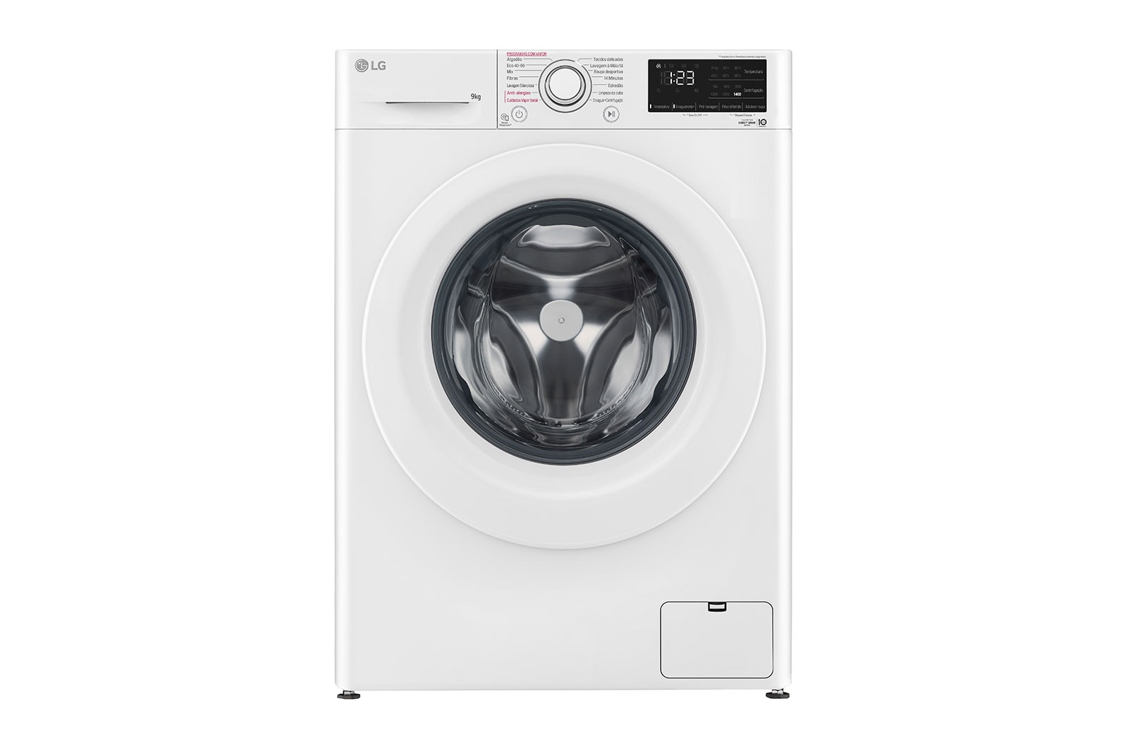 LG Máquina de lavar roupa LG F4WV3009S3W, 9 kg, eficiência energética B, 1400 r.p.m., AI DD™, Steam™, branco, F4WV3009S3W