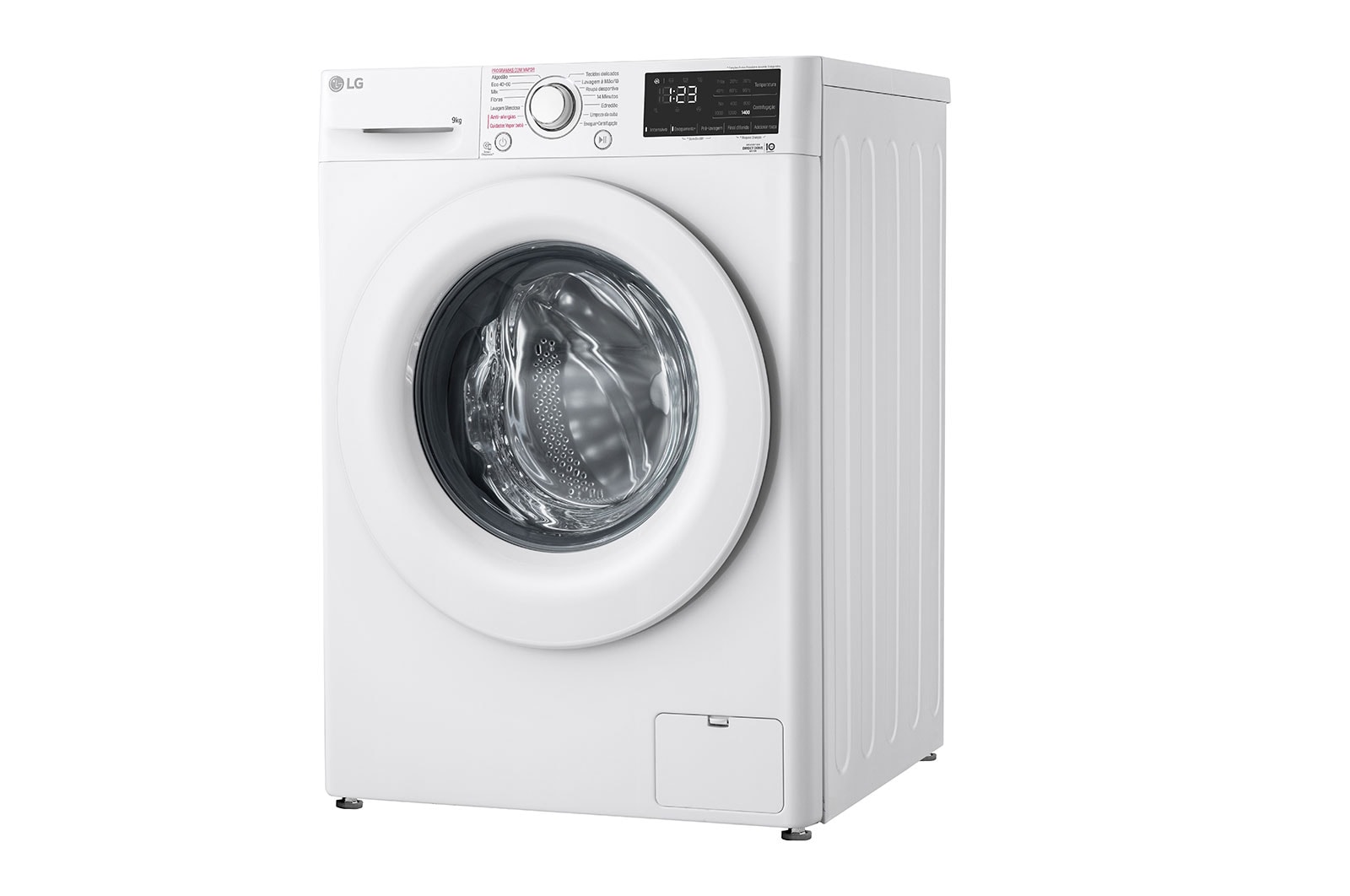 LG Máquina de lavar roupa LG F4WV3009S3W, 9 kg, eficiência energética B, 1400 r.p.m., AI DD™, Steam™, branco, F4WV3009S3W