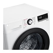 LG Máquina de lavar roupa LG F4WV3010S6W, 10,5 kg, eficiência energética B, 1400 r.p.m., AI DD™, Steam™, branco, F4WV3010S6W